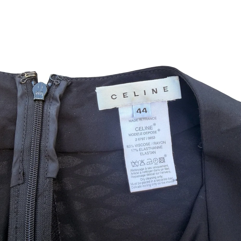 Celine Jersey Knit Tie Belt Dress - Picture 9 of 9
